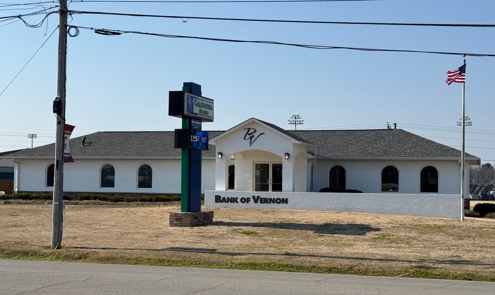 Exceptional Roofing for Bank of Vernon Caledonia MS