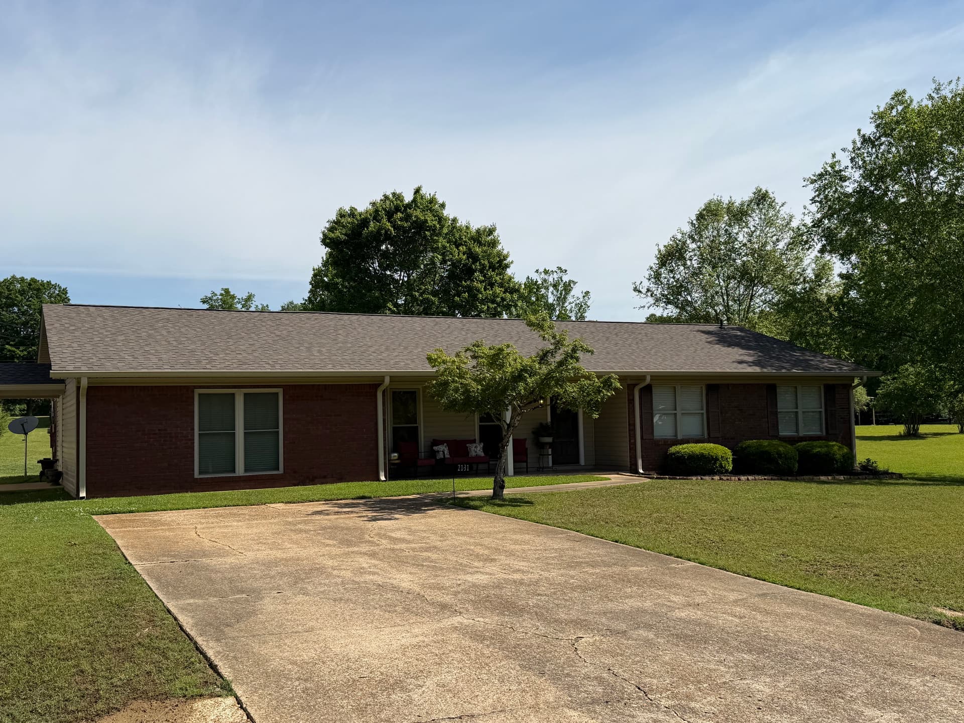 New Shingle Roof Install on a Brick Ranch in Fayette image