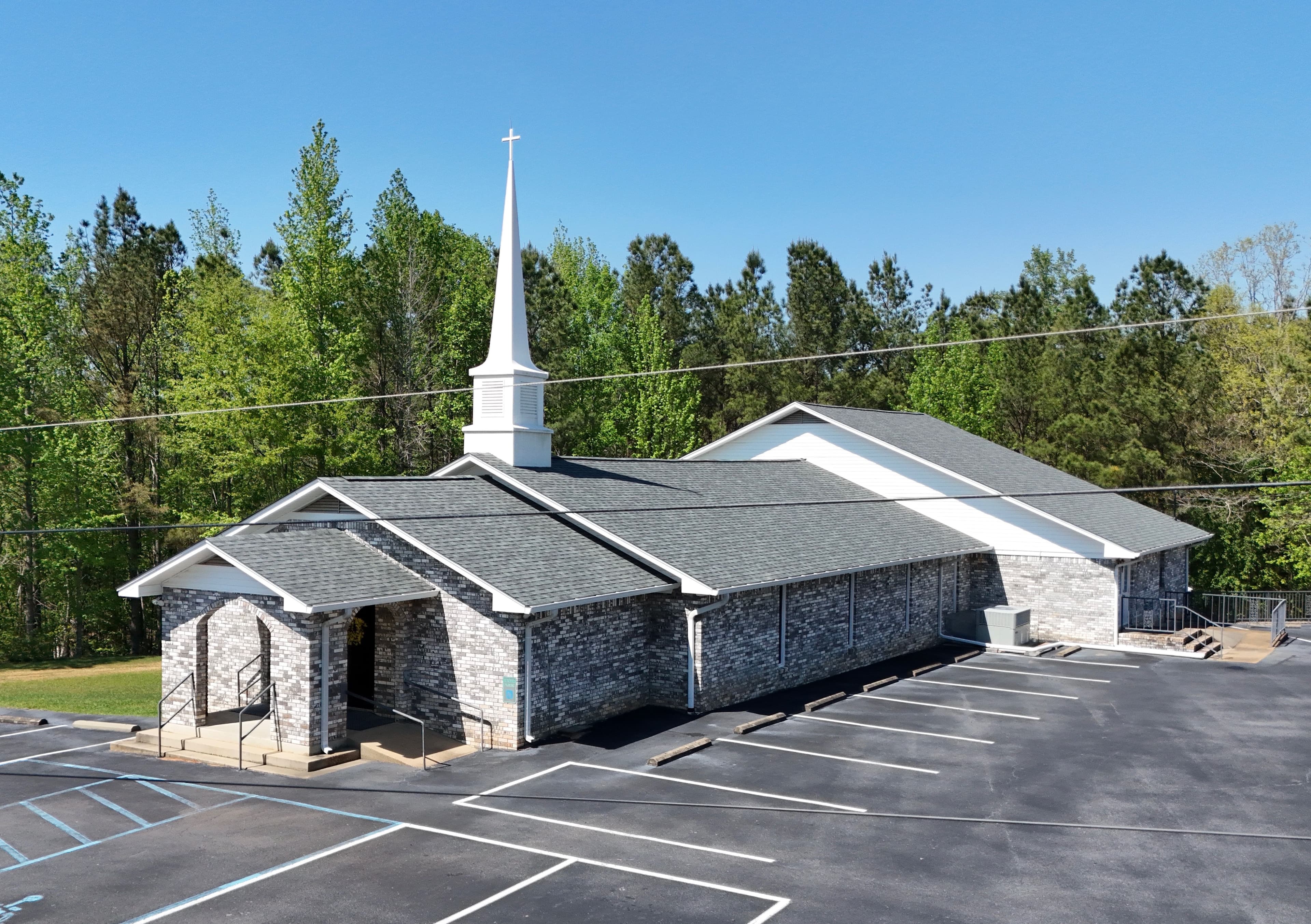 Project Fresh Shingle Roof Replacement on a Local Church image
