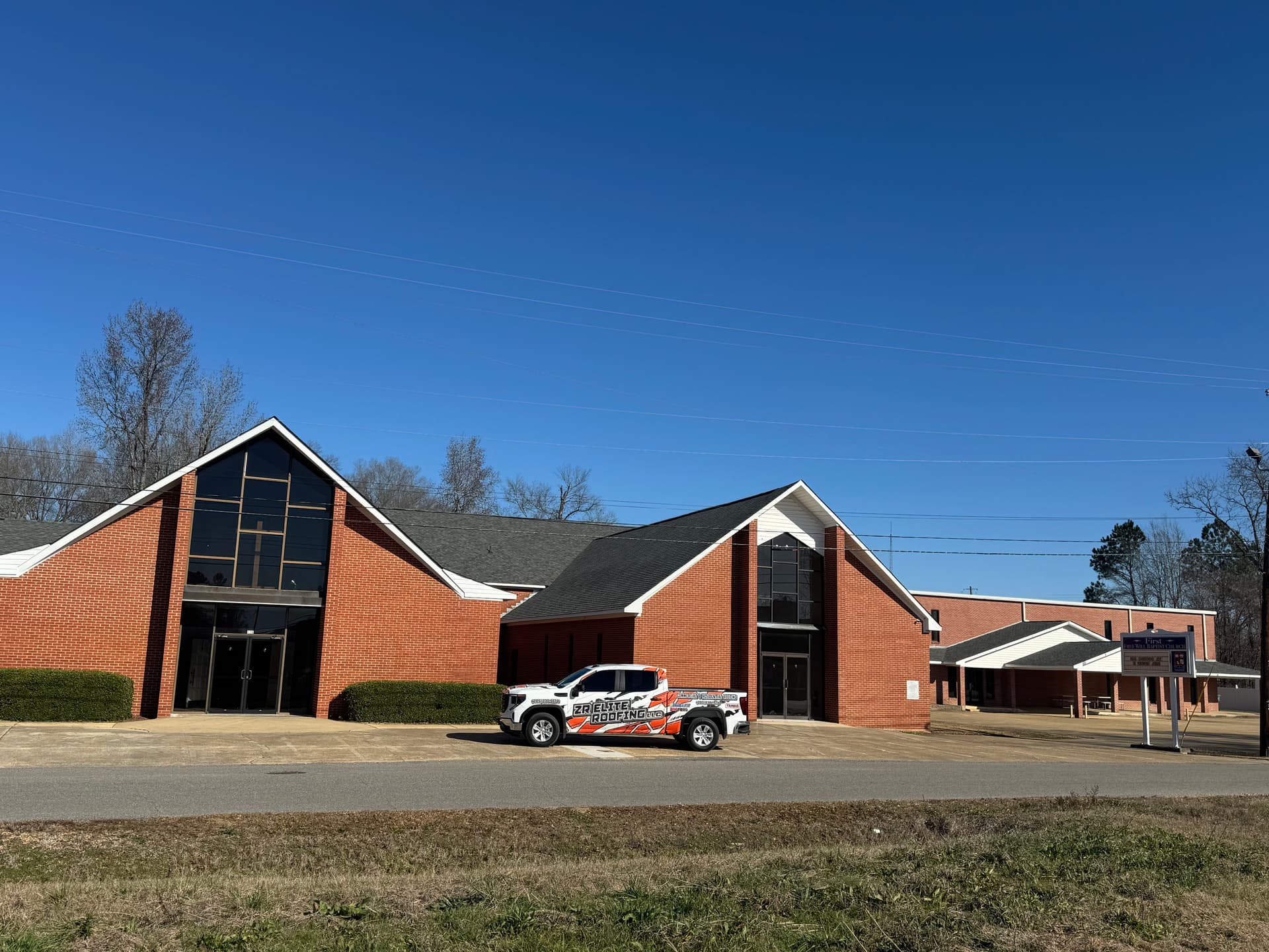 Expert Roofing at First Freewill Baptist Church image