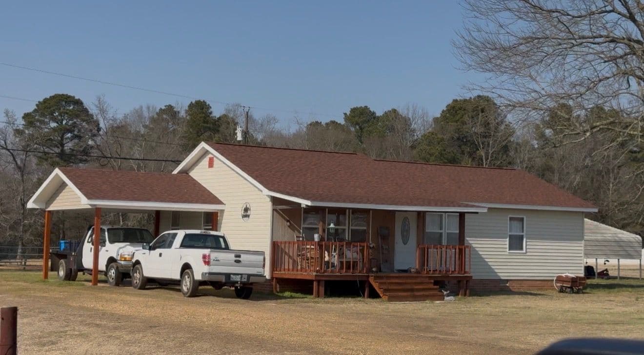Beautiful Red-Brown Roof Installation in Caledonia MS image